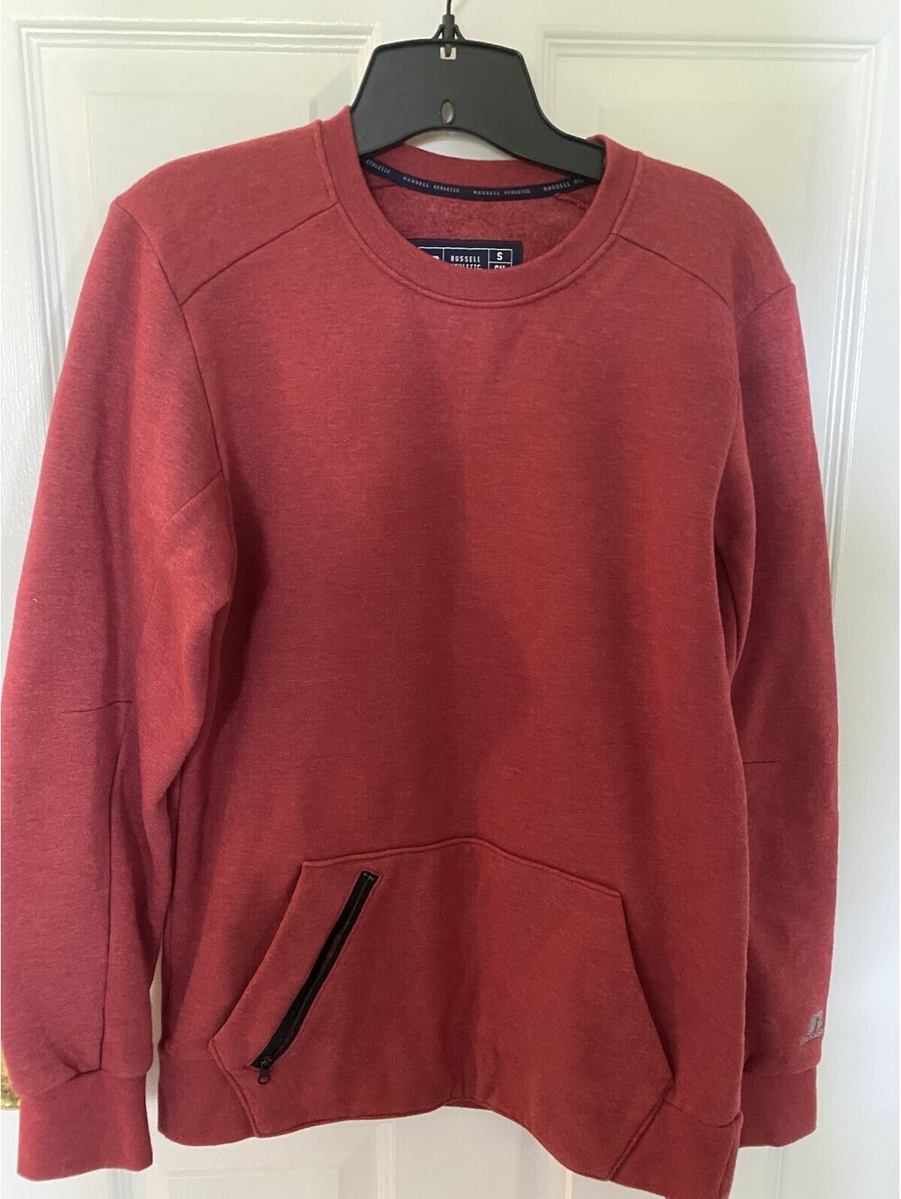 Russell Athletic Cotton Rich Fleece Crew Sweatshirt Sweater